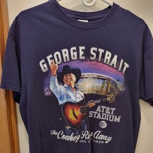 George Strait cowboy rides away t shirt size large